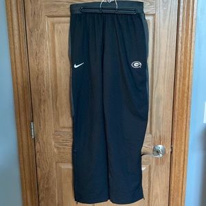 Nike Georgia Black Sweatpants (official team merchandise)
